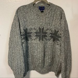 Club Room wool blend sweater heather gray size xxl
